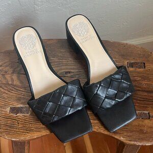 Vince Camuto black low heel